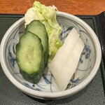 うなぎ 和友 - お新香