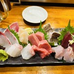 おどる魚 - 上刺身七点盛り\(//∇//)\