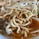 麺や武将 - 武将ラーメンの麺アップ