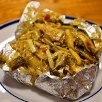 クンヤーイ - 2014.5 ホーモックノマーイ（800円）筍のイサーン風蒸しもの