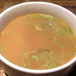 ビストロ マルイチ - Ａランチ 1080円 のスープ