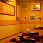 辰家 - 奥の座敷席