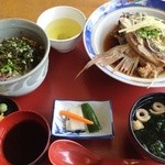 レストランあおさ - ミニ海鮮丼と煮魚