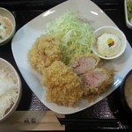 成蔵 - 霜降高原シャ豚ブリアン定食(笑)