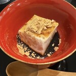 松庵 - 蓮根と牛乳のわらび餅