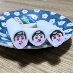 小石川金太郎飴 - 金太郎飴　断面