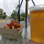 バーガーショップ - ﾅｹﾞﾎﾟﾃと生ﾋﾞｰﾙ