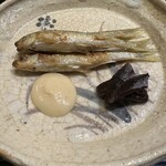 富小路 やま岸 - 本諸子の塩焼き