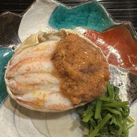 富小路 やま岸 - 焼き香箱がに