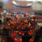 大松家 - きのこの朴葉焼き