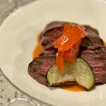 割烹 三長 - お野菜も美味しいけど、下のソースがウマーベラス♡