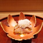 京味 もと井 - 黒ムツの炙り　器に趣