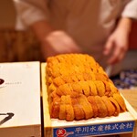 京味 もと井 - 厚岸郡雲丹❗️この子たち美味しい餌食べてるよ