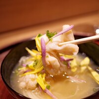 京味 もと井 - 伊勢海老のにゅうめん