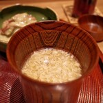 京味 もと井 - 甘鯛の骨で出汁玉子牛蒡入吸物