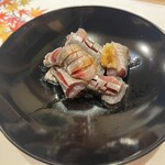 うを徳 - 銚子の鰯の刺身（丁寧に骨を取り除いてありました）