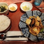蘭蘭酒家 - イカと茄子の四川風　1,400円