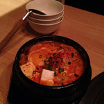 情熱焼肉ファイティングマン - チゲ鍋〜(˵ ˃̶̀ε ˂̶́ ˵)ෆ⃛