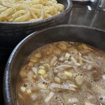 まるぶし　とんや - つけ豚そば+中盛
                                1100円(税込)+150円(税込)