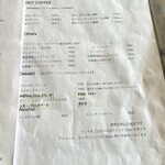 カフェ フオネ - メニュー