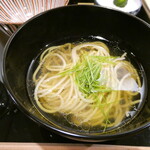 澤田 - 食事②　比内地鶏スープと鶏油のラーメン