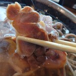 白鳥十郎そば本舗 - 親鶏肉