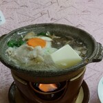 凌雲閣 - 夕食の鍋