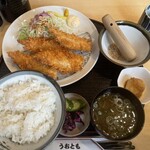 お魚処 うおとも - アジフライ定食　1320円