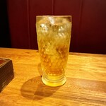 代官山 焼肉かねこ - カテキン緑茶ハイ