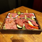 代官山 焼肉かねこ - 店主のお任せ盛り