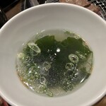 肉の楽家 - スープ
