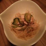 ユカイロ。。 - 鶏と胡瓜の春雨の和え物
