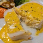 キッチン ブルー グローブ - テリーヌのカット