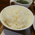 キッチン ブルー グローブ - ご飯大盛りのアップ