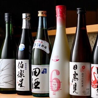 四郷瓶ならではの新鮮な日本酒。コースに合わせたペアリングも◎