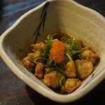 鳥名子 - ピリ辛軟骨ポン酢添え　500円