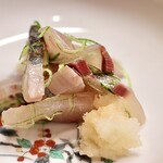 花いち - 縞あじ蜜柑たたき