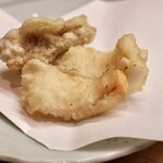 花いち - あおりいかと干いも天ぷら