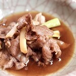 花いち - 牛肉と下仁田葱の鋤焼