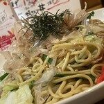 焼きもの家 慶 - 〆は花鰹踊る塩焼きそば^_^