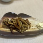 焼鳥・海鮮料理 鳥忠 - 骨せんべい