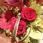 神保町 傳 - お誕生日でお花を頂きました。
      