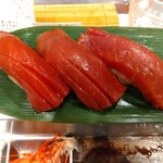 野毛 かど平 - 本マグロ赤身、やま幸の塩釜産