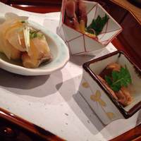日本料理 とくを - 南蛮漬け　蛍烏賊　鮪時雨煮