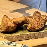 成生 - 安納芋の天ぷらは絶品　1時間揚げている