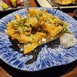 和食×日本酒居酒屋　和み酒房 げん - 生桜海老のかき揚げ