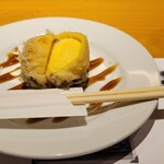 天ぷら新宿つな八 新宿高島屋店 - さつま芋味のアイスクリームの天ぷら