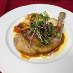 Bistro Jun - 某天的晚餐單點菜品 - 花卷產的嫩滑鳥肉油封