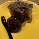 とく山 - デザートの栗蒸し羊羹、もう絶品でした