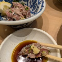 新宿割烹 中嶋 - 細切りを生姜醤油で